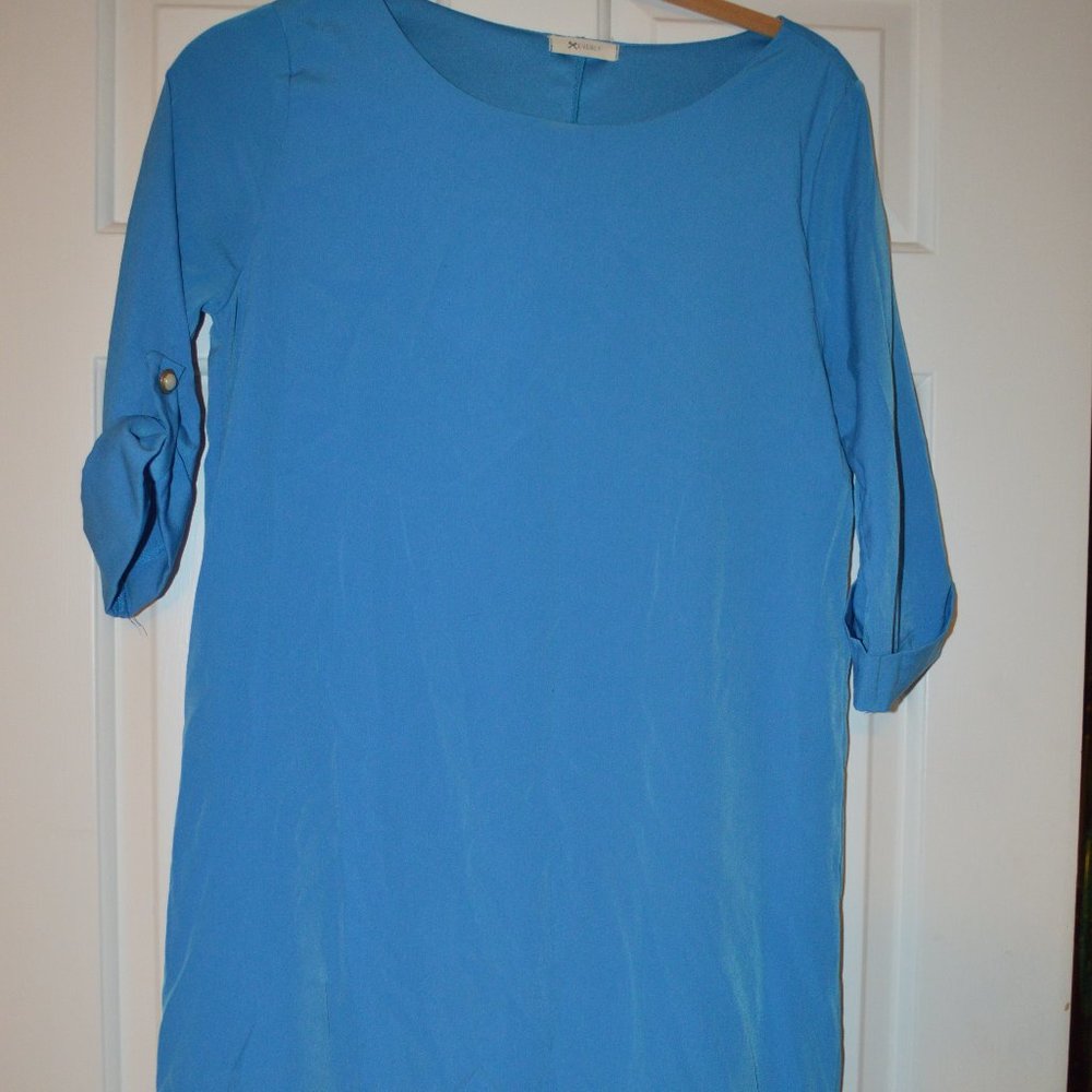 Blue Shift Dress